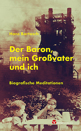 Ein Plakat für die biografische Meditationen der Baron, mein Großvater und ich von Hans Bartosch. 